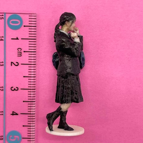 1/35 JKNJ フィギュア　完成品　ミニカーに　リアルフィギュア　ミニチュアイメージ　ミニチュア　ジオラマに　３D　女子高生