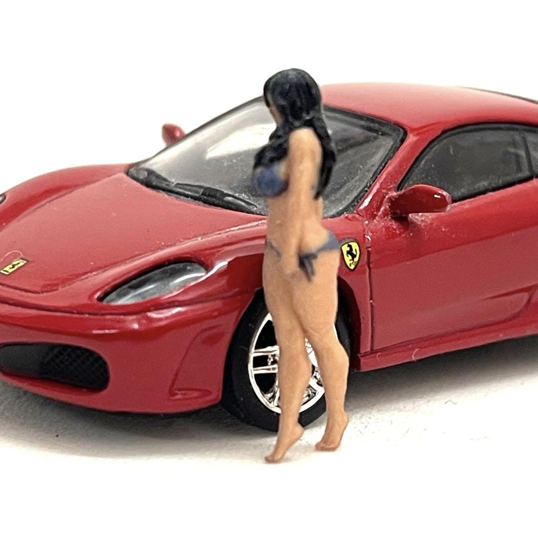1/43 フィギュア三体　水着　1/64より大　ミニカーに　ジオラマに 1/43 フィギュア2体 水着 ミニカーに 1/64より大 ジオラマに