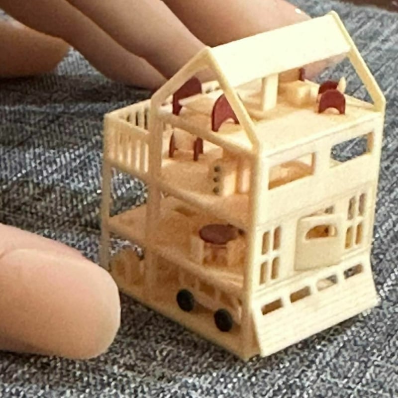 ミニチュア ミニミニドールハウス フィギュアに 1/64より小 ドール
