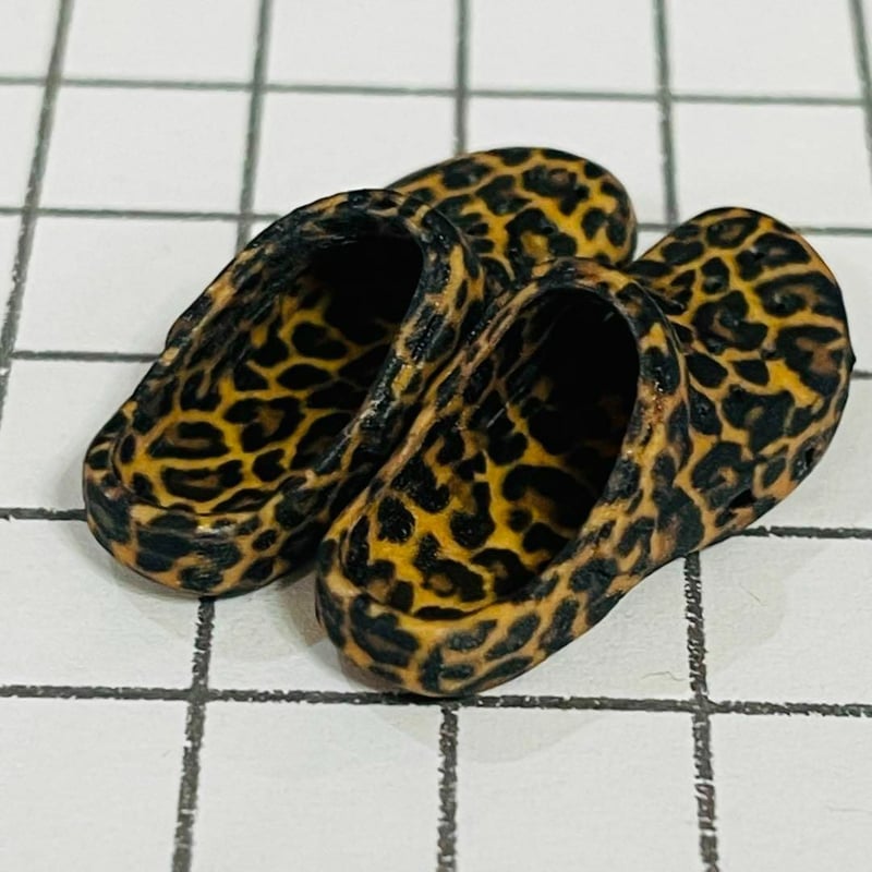 リカちゃん サンダル 靴 momokoに ブライスに ミニチュア ヒョウ