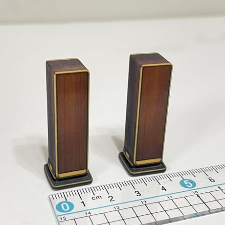 1/18 ミニチュア　スピーカー２個　ドールハウスに　リーメントに　フィギュアに