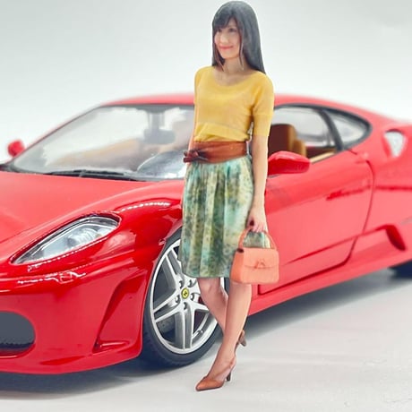 完成品　1/24 77-2 フィギュア　ミニカーに　ミニチュア　1/64より大 リアルフィギュア