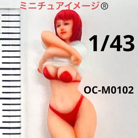 1/43 オーシャンコスモス　OC-M0102 フィギュア　リアルフィギュア　完成品　ジオラマ　ミニカーに　ミニチュア