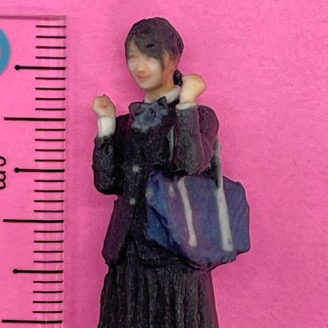 1/35 JKNJ フィギュア　完成品　ミニカーに　リアルフィギュア　ミニチュアイメージ　ミニチュア　ジオラマに　３D　女子高生