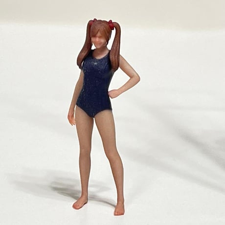 1/64 フィギュア　水着　ミニカーに　トミカに　ジオラマ　ミニチュア