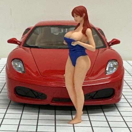 1/24 オーシャンコスモス0113　水着　フィギュア　リアルフィギュア　ミニカーに