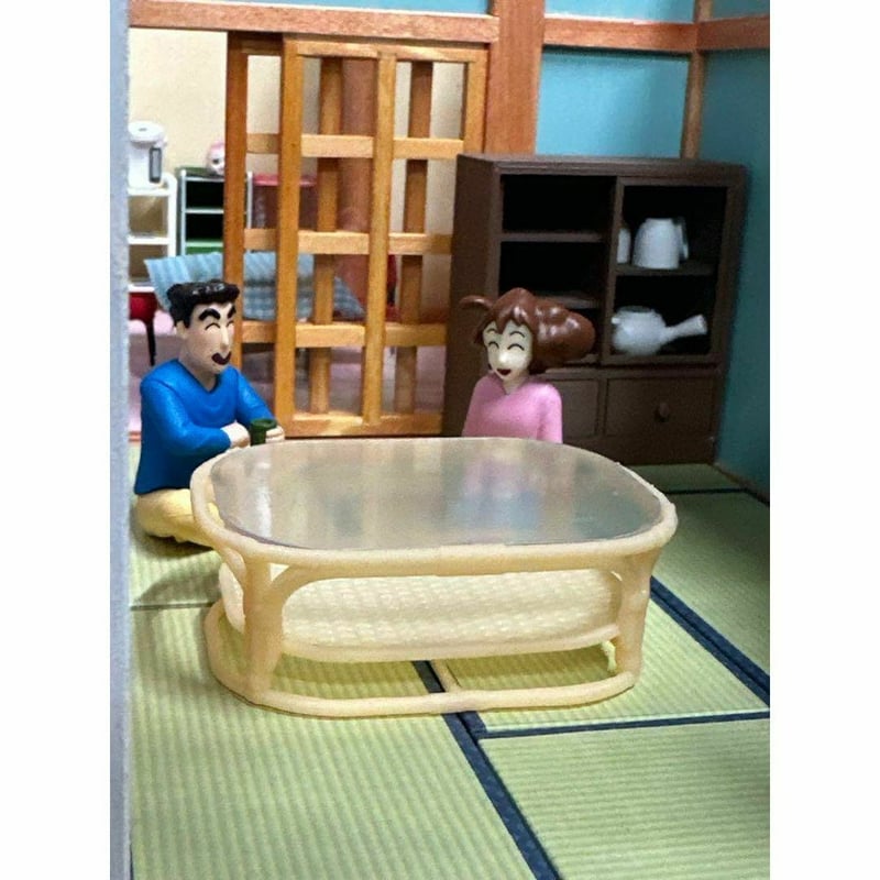 ミニチュア テーブル ちゃぶ台 ドールハウスに リーメントに