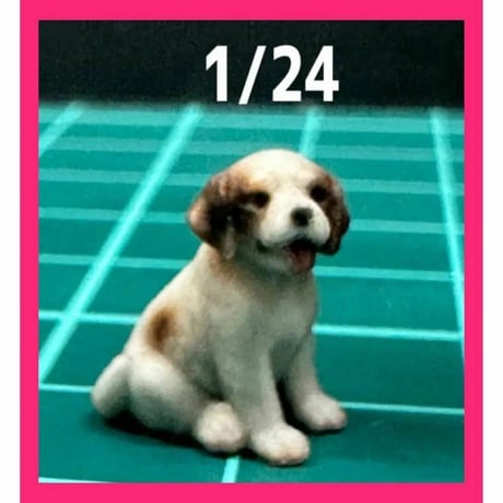1/24★ビーグル犬★犬★フィギュアに★ミニカーに★リアルフィギュア★ジオラマに
