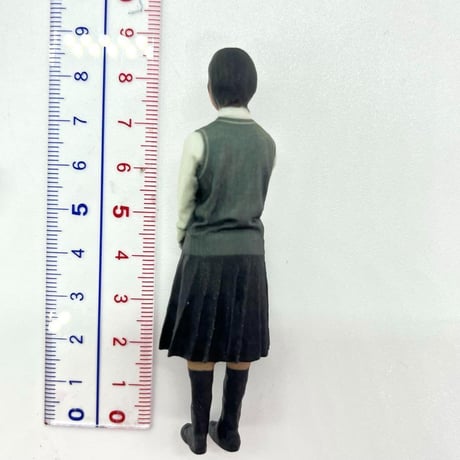 1/18 女子高生　高校生　フィギュア　ミニチュア　リアルフィギュア　ドールハウスに　完成品　ミニチュアイメージ