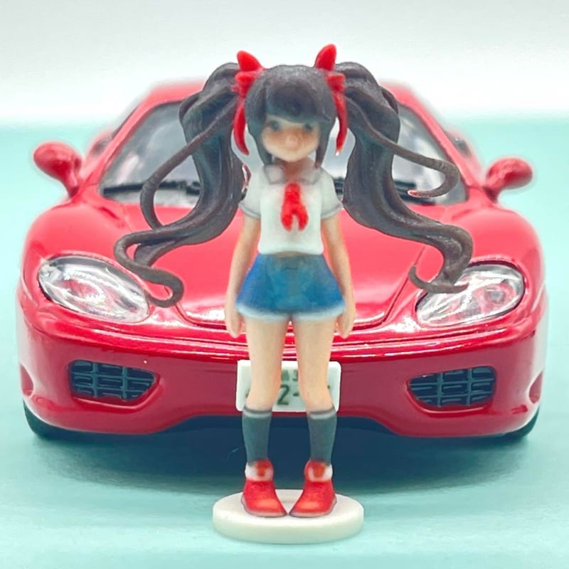 55-4☆1/12☆フィギュア☆1/64より大☆ミニカーに ジオラマに完成品