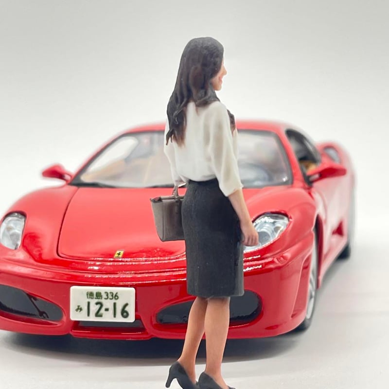 1/24 51-2 フィギュア 完成品 ミニカーに 1/64より大 ジオラマに