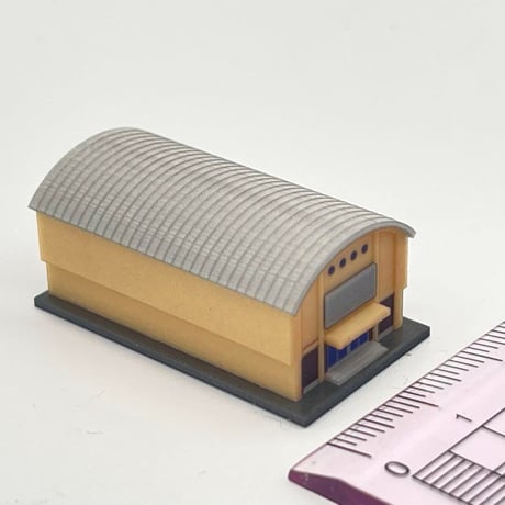 1/700 体育館　ミニチュア　フィギュア　ジオラマ　1/64より小　住宅模型