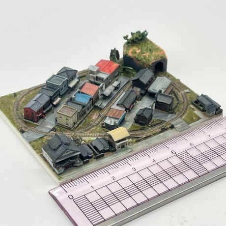 1/1060 ミニミニ鉄道模型　ジオラマ　フィギュア　1/64より小　レイアウト