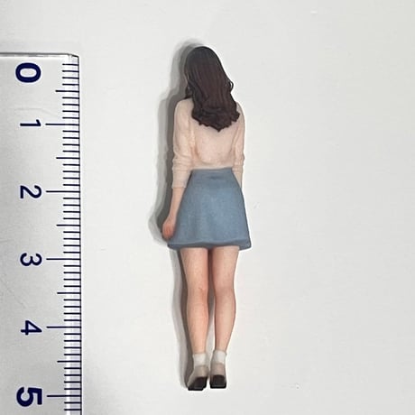 1/32 可愛いお姉さん　フィギュア　ミニカーに　1/64より大