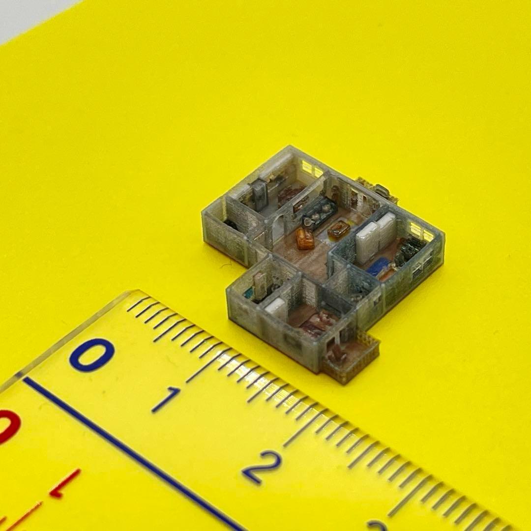 1/700 マンション ミニチュア 住宅模型 フィギュア 1/64より小