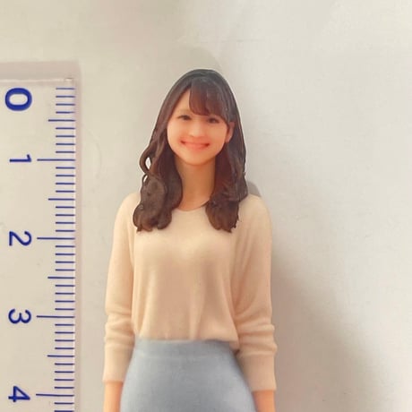 1/18 可愛いお姉さん　フィギュア　完成品　ミニカーに　1/64より大　ミニチュアイメージ　リアルフィギュア　ドールハウスに　完成品