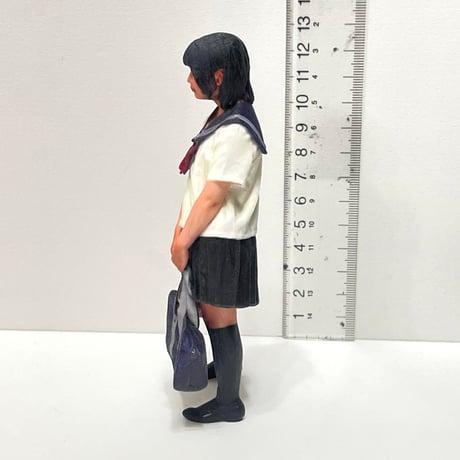 1/12 女子高生　JKN フィギュア　リアルフィギュア　完成品　1/64より大　ミニチュア　ドールハウスに　ミニチュアイメージ