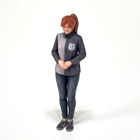 1/64 コンビニ店員L フィギュア　ミニカー　ジオラマ　トミカに　ミニチュア