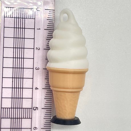 1/18 ソフトクリーム看板　ミニチュア　フィギュアに　ドールハウスに　ミニチュアイメージ　キッチンカーに