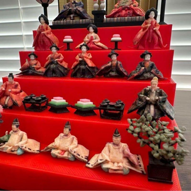 完成品★ひな人形★フィギュア★ドールハウスに★リーメントに★1/64の雛人形 fit=scale-down,w=1200