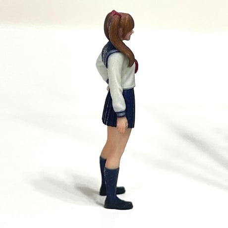 1/64 ツインテール　JK フィギュア　トミカに　ミニカーに　セーラー服