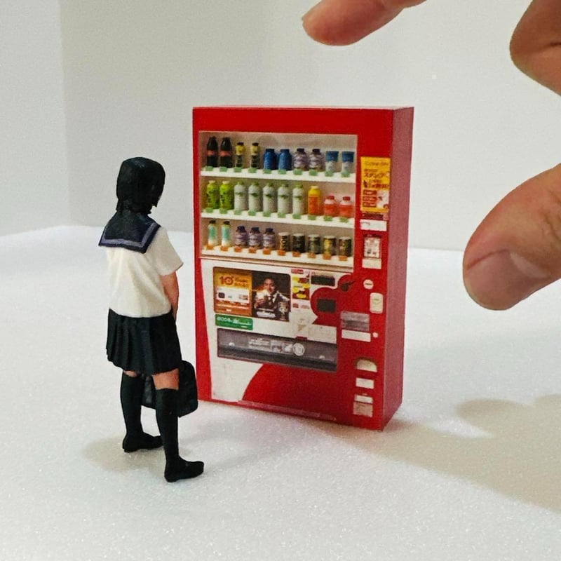 1/24 飲物立体 自販機 ミニチュア フィギュアに ドールハウスに