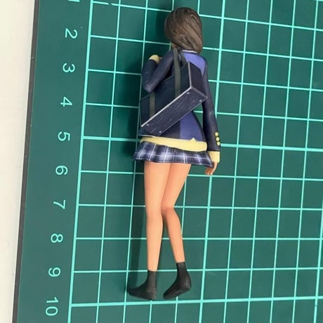 1/18 JK 制服　フィギュア　完成品　リアルフィギュア　ミニカーに　ジオラマに ミニチュアイメージ　ドールハウスに　リアルフィギュア　女子高生