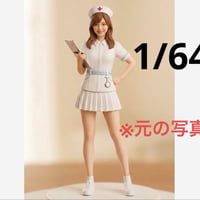 1/64 フィギュア　ナース　ミニカーに　ジオラマ　トミカに　ミニチュア