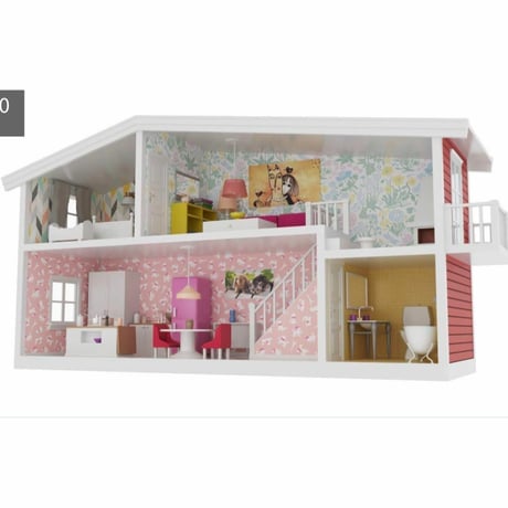 ミニチュア　ミニミニドールハウス　リカちゃんに　フィギュアに　1/64より小