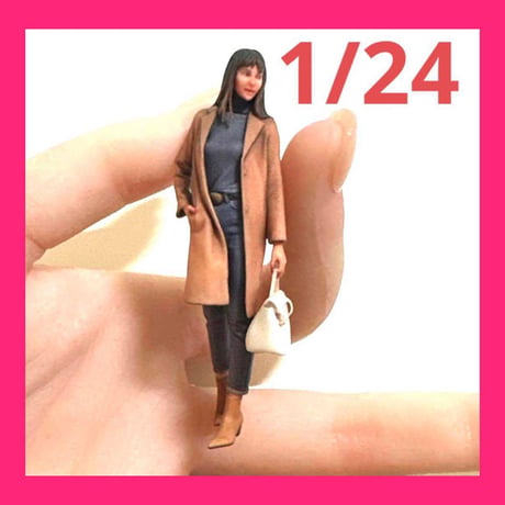 完成品　1/24 ヌミック　フィギュア　ミニカーに　1/64より大
