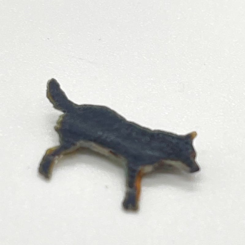 1/35 ミニチュア ミニカーに PON-02 フィギュア 寝そべり 犬 1/64 犬とお姉さん　フィギュア　ミニカーに　1/64より大　ミニチュア その他
