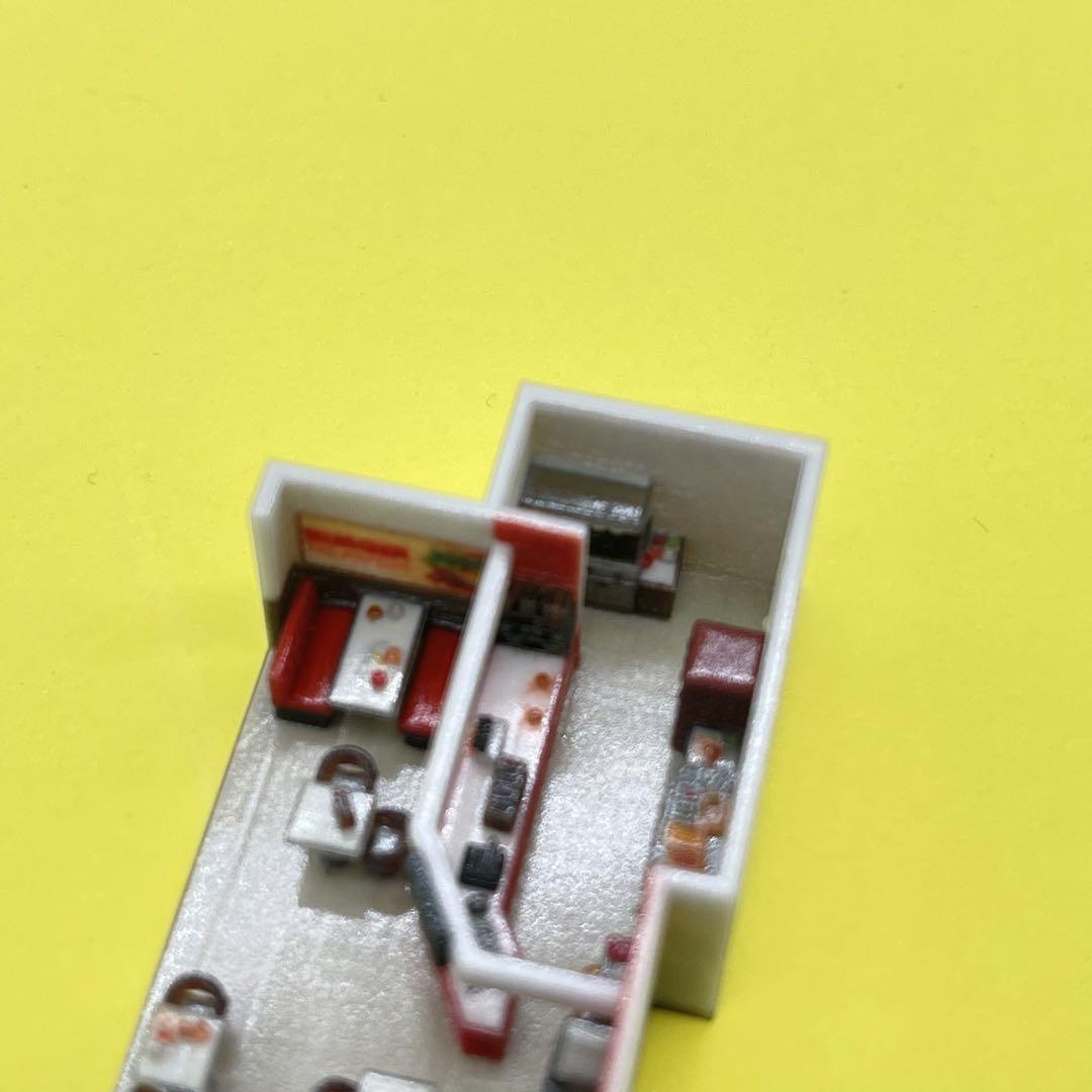 1/220 Zゲージ ダイナー ミニチュア フィギュア 1/64より小 住宅模型
