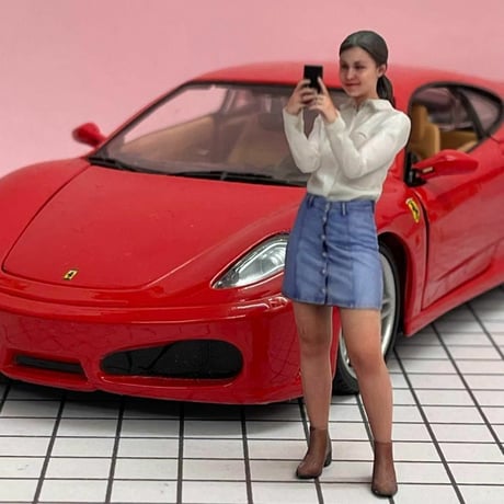 1/24 1960 ヌミック　フィギュア　完成品　リアルフィギュア　ミニチュアイメージ　　ミニカーに