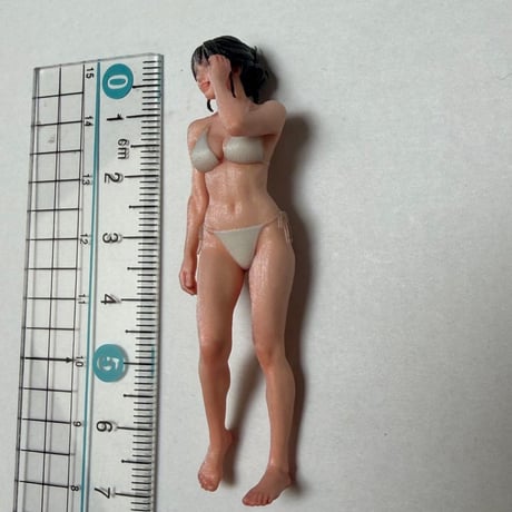 1/24 フィギュア　完成品　3DA-FIG-5435 リアルフィギュア　ミニチュア　水着　お姉さん　ビキニ