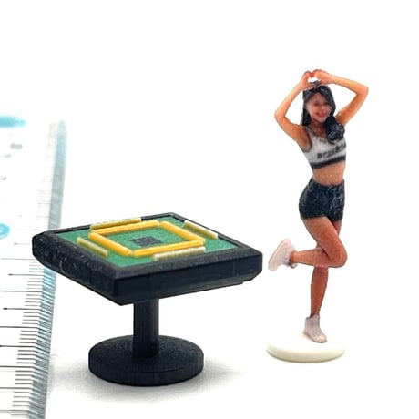 1/64 麻雀台　マージャン台　ミニチュア　フィギュアに　ミニカーに　ジオラマに
