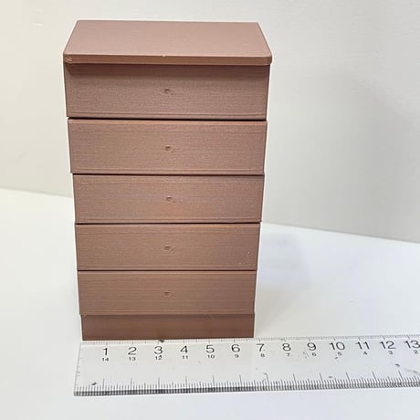 ミニチュア　タンス　家具　ドールハウスに　リーメントに　1/10 1/12などに