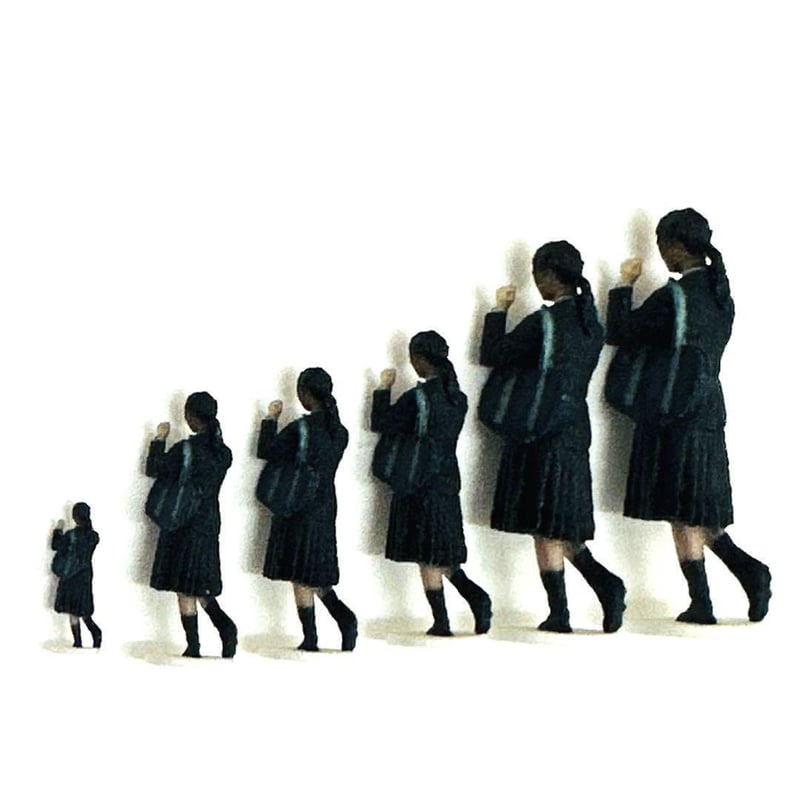 JKNJ フィギュア6体 N HO 1/72 1/64 1/48 1/43 女子高生 リアルフ JKNJ フィギュア6体 N HO 1/72 1/64 1/48 1/43 女子高生 リアルフ