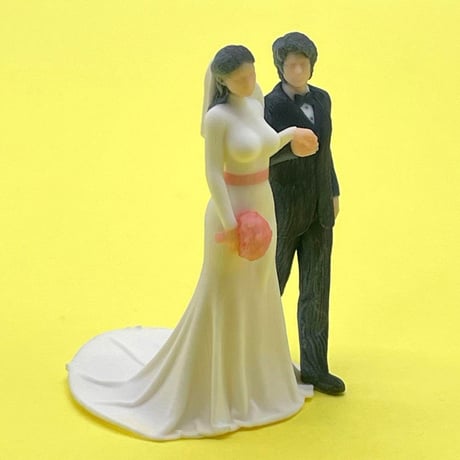 1/43 PH-008 ウェディング　フィギュア　ミニカーに　ミニチュアイメージ　結婚式　リアルフィギュア　完成品