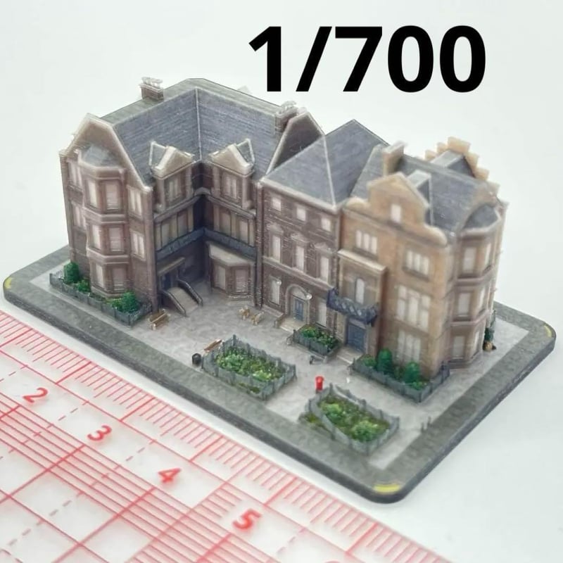 1/700 豪邸　お城　建物　フィギュア　KT-001 住宅模型　1/64より小 1/700 豪邸 お城 建物 フィギュア KT-001 住宅模型 1/64より小
