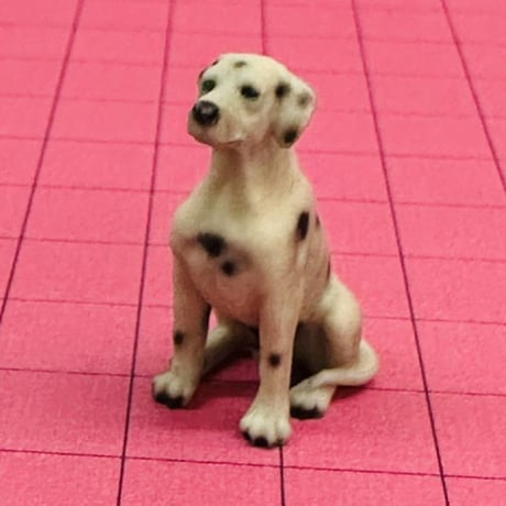 1/24★ダルメシアン★犬★フィギュアに★リアルフィギュア　ペットフィギュア　ミニチュア★ジオラマに★