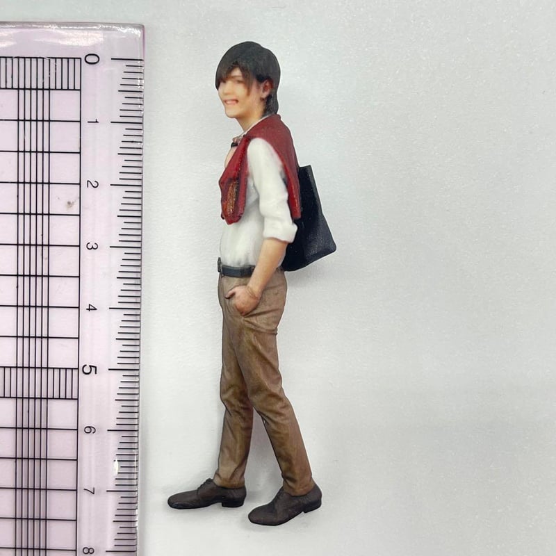 1/24 85-3 男性 フィギュア 完成品 1/64より大 ミニカーに ミニチュア