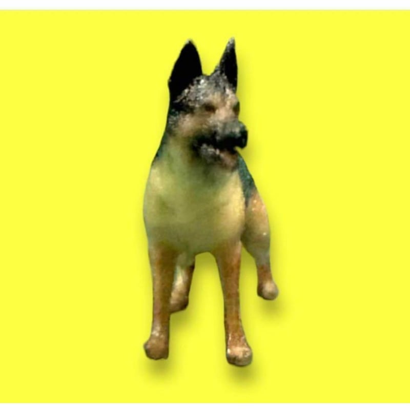 1/64 シェパード 犬 フィギュアに ミニチュア ジオラマに ペット