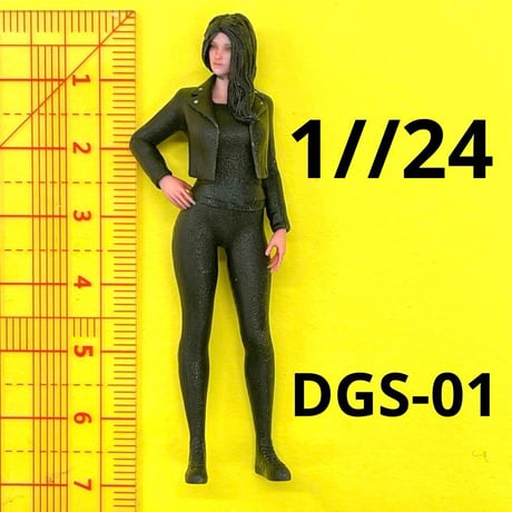 1/24 DGS-01 フィギュア　完成品　ミニカーに　リアルフィギュア　ミニチュアイメージ　３D　ミニチュア