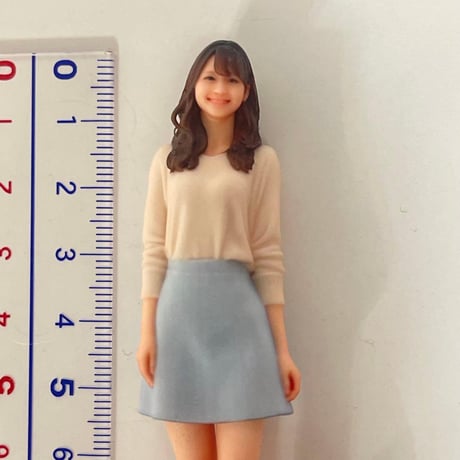 1/18 可愛いお姉さん　フィギュア　完成品　ミニカーに　1/64より大