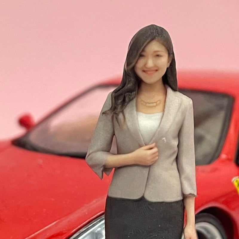 1/24 55-4 フィギュア 完成品 ミニカーに ジオラマに ミニチュア