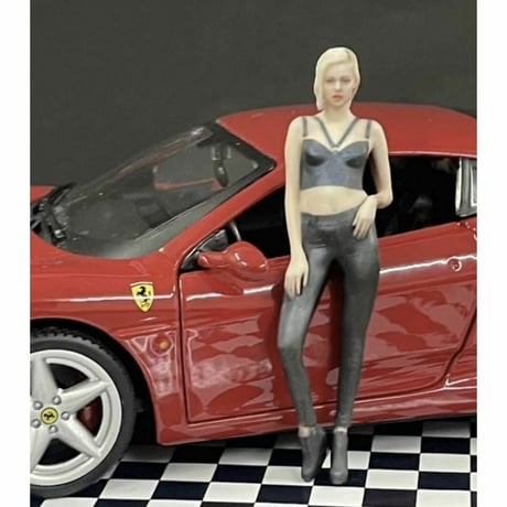 完成品　R７★1/24★フィギュア★リアルフィギュア　★ミニカーに★ジオラマに★
