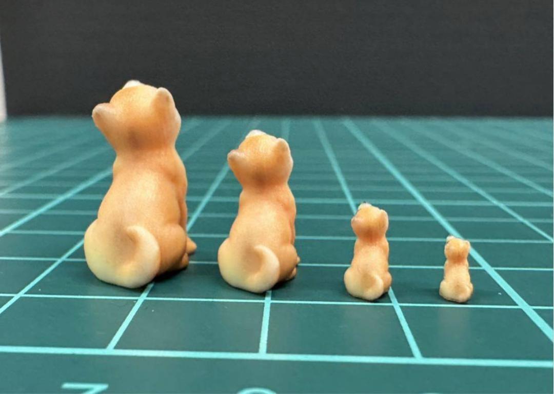 1/18 犬と女の子　フィギュア　完成品　1/64より大　ミニチュア 1/18 犬と女の子 フィギュア 外箱付き 3D ミニチュア 1/64より大