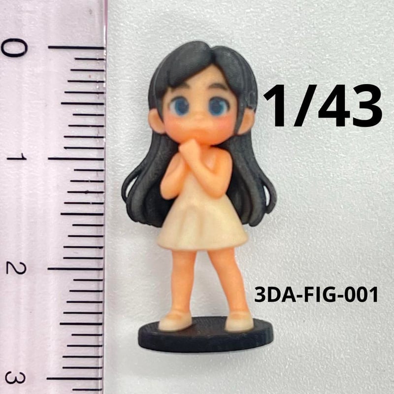 1/43 着物フィギュア　フィギュア3体　ミニチュア　1/64より大　完成品 1/43 3DA-KW-002 フィギュア 着物 ミニチュア 1/64より大