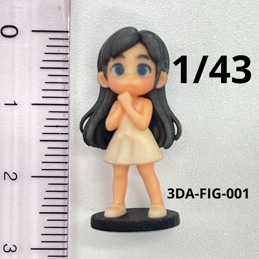 mikanreito様　フィギュア　ミニチュア　1/64より大 1/43 3DA-FIG フィギュア AIフィギュア リアルフィギュア