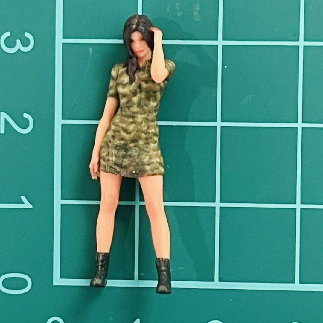 1/48 JOY18 ミリタリー フィギュア 1/64より大 ミニカーに
